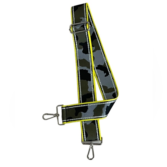 Ahdorned Bags Ahdorned 2 Adjustable Bag Strap Silver Camo Print